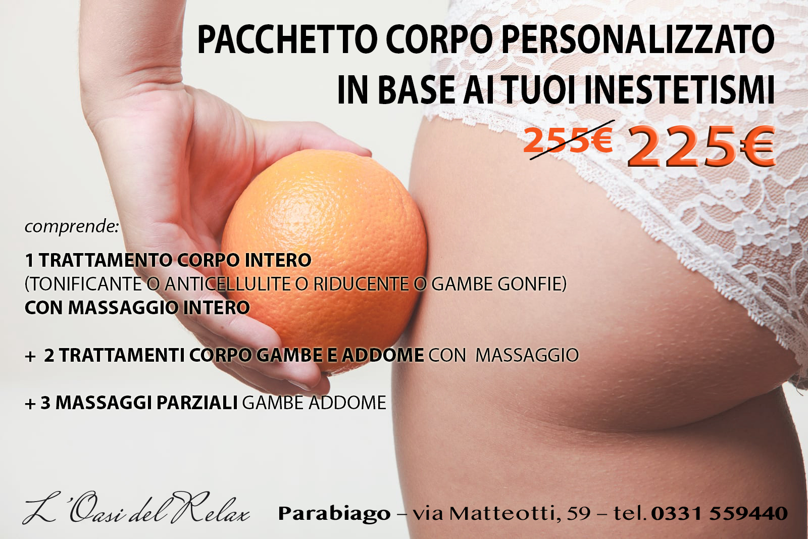 oasi del relax parabiago eventi prova gratuita promo andare vacanza ceretta